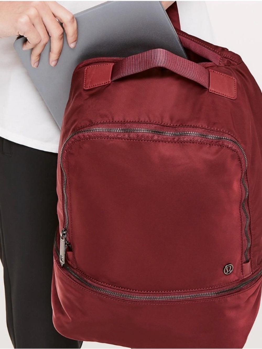 Red Lululemon City Adventurer Backpack